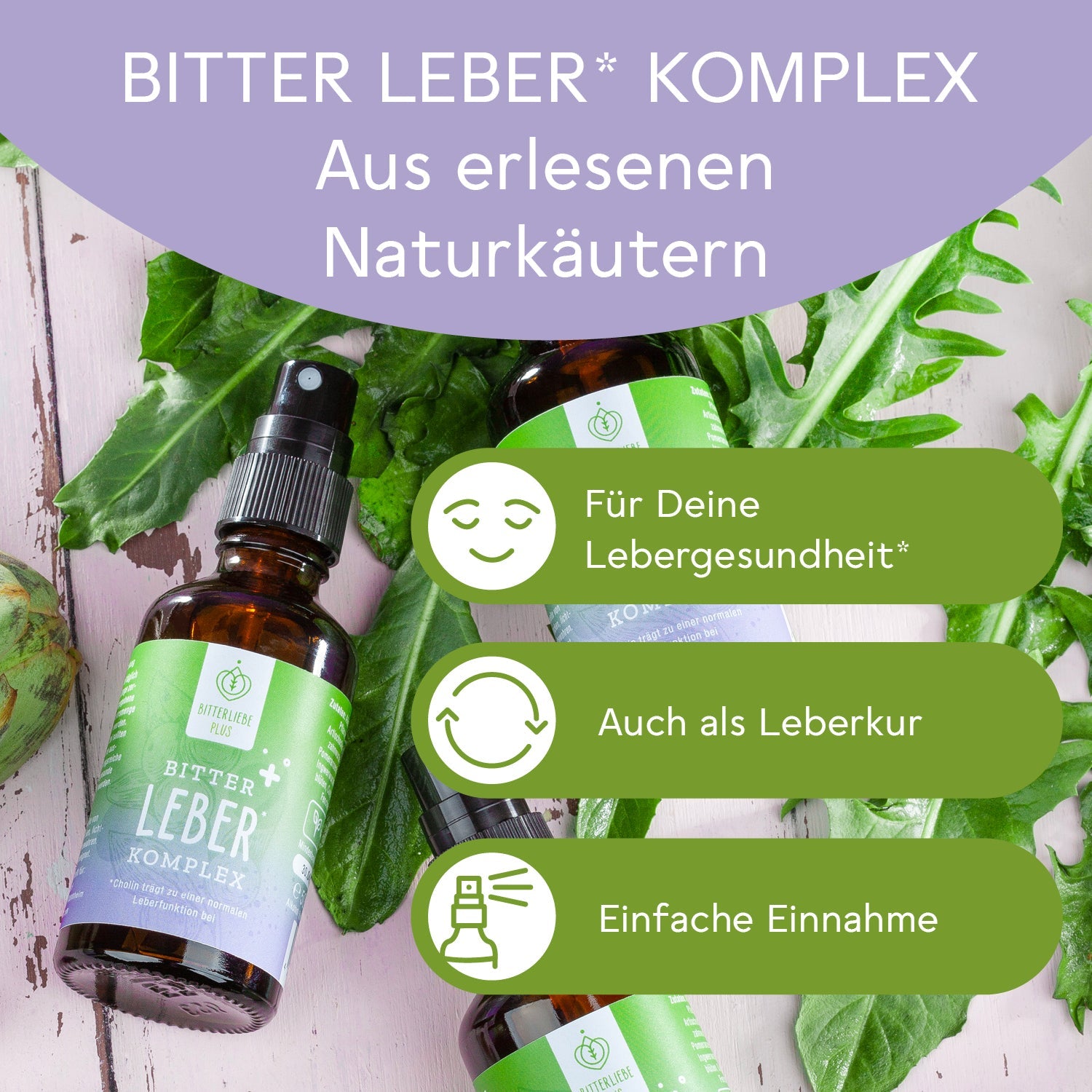 Bitter Leber* Komplex - 3er Set