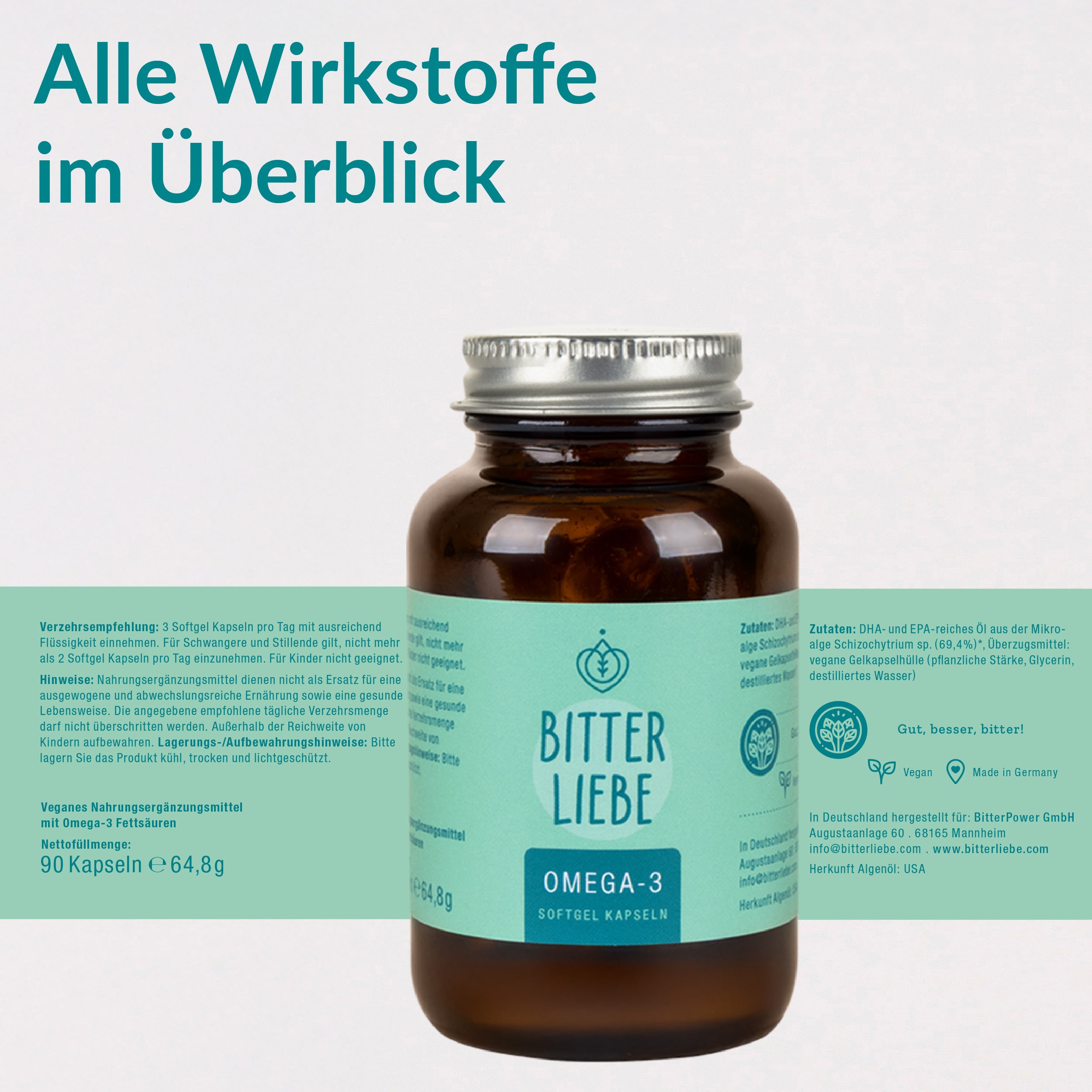 Vegan Omega-3 Kapseln