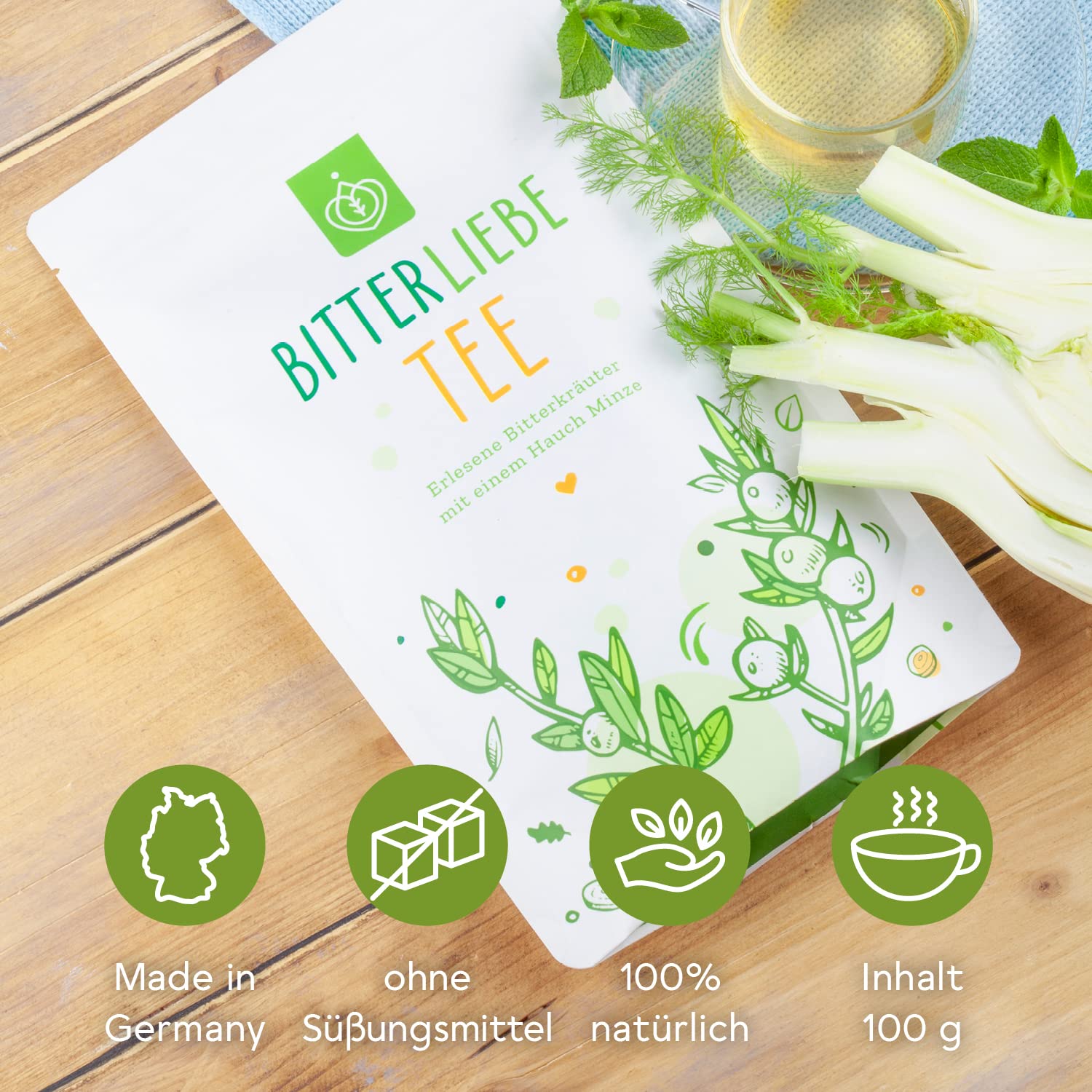 BitterLiebe Tee mit Bitterstoffen