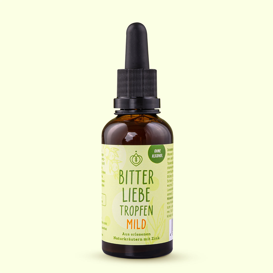 BitterLiebe Tropfen mild - ohne Alkohol