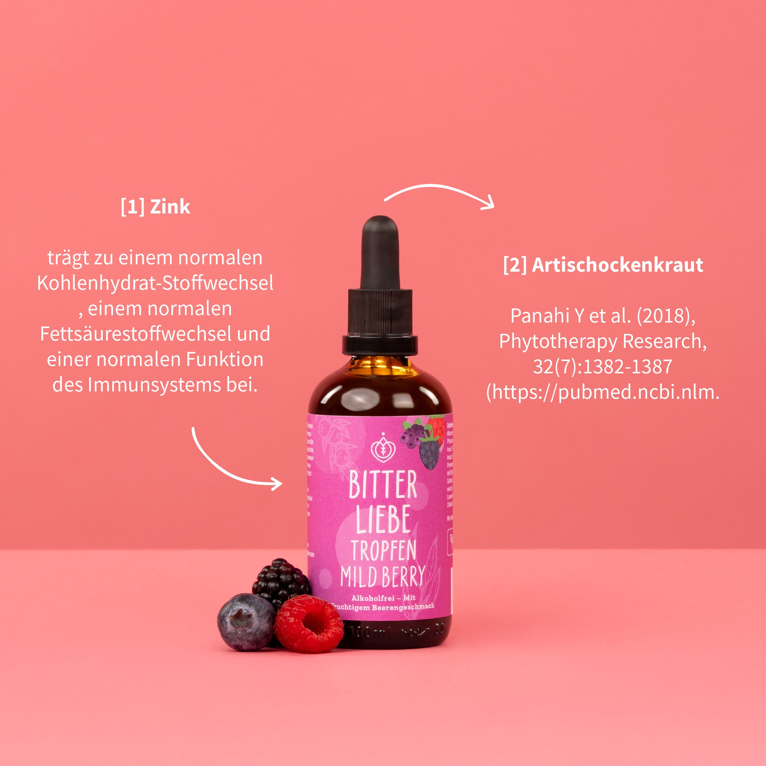 BitterLiebe Tropfen Mild Berry - 4 für 3 Set