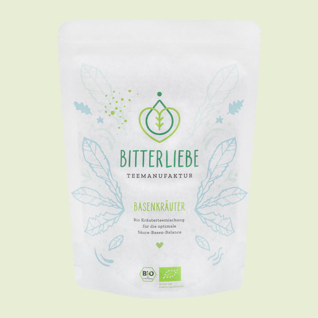 Basenkräuter - wohltuender Bio-Basentee