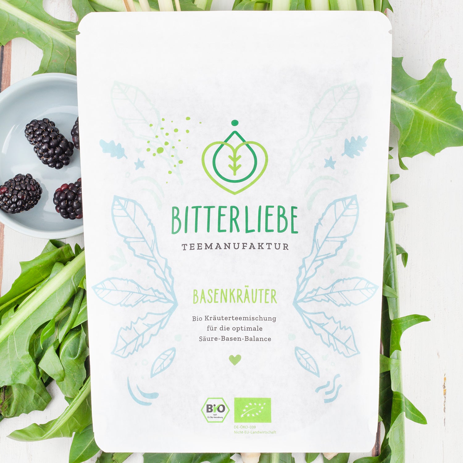 Basenkräuter - wohltuender Bio-Basentee