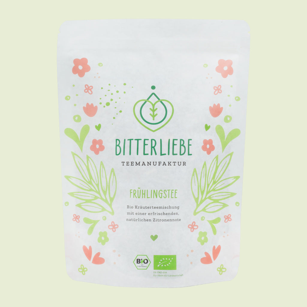 Frühlingstee - blumiger Bio-Kräutertee