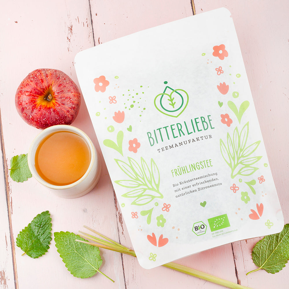 Frühlingstee - blumiger Bio-Kräutertee