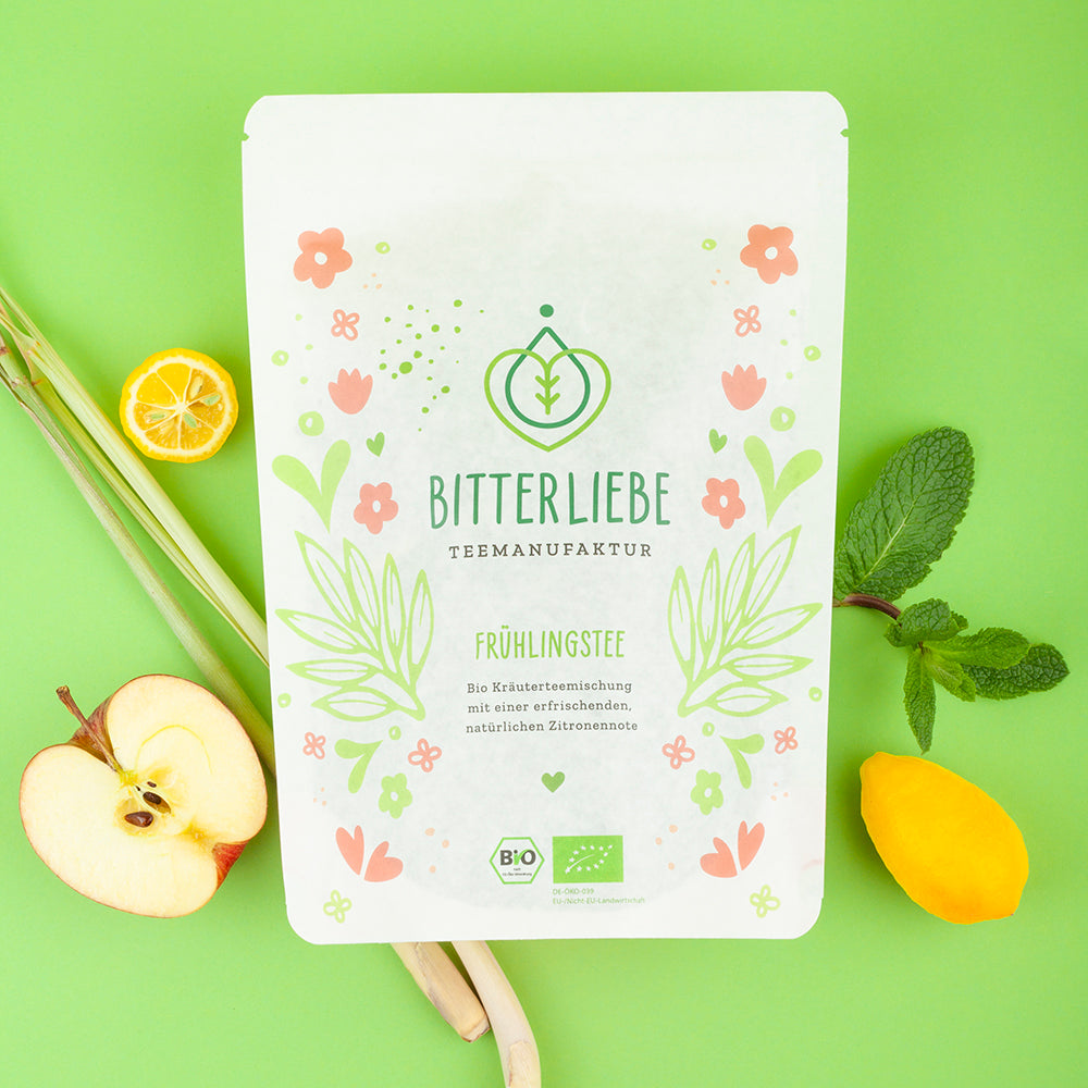 Frühlingstee - blumiger Bio-Kräutertee