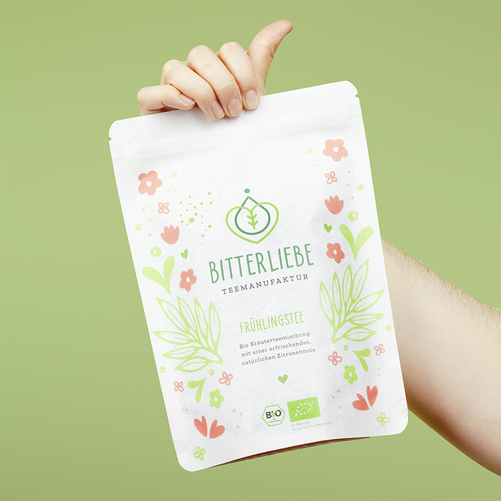 Frühlingstee - blumiger Bio-Kräutertee