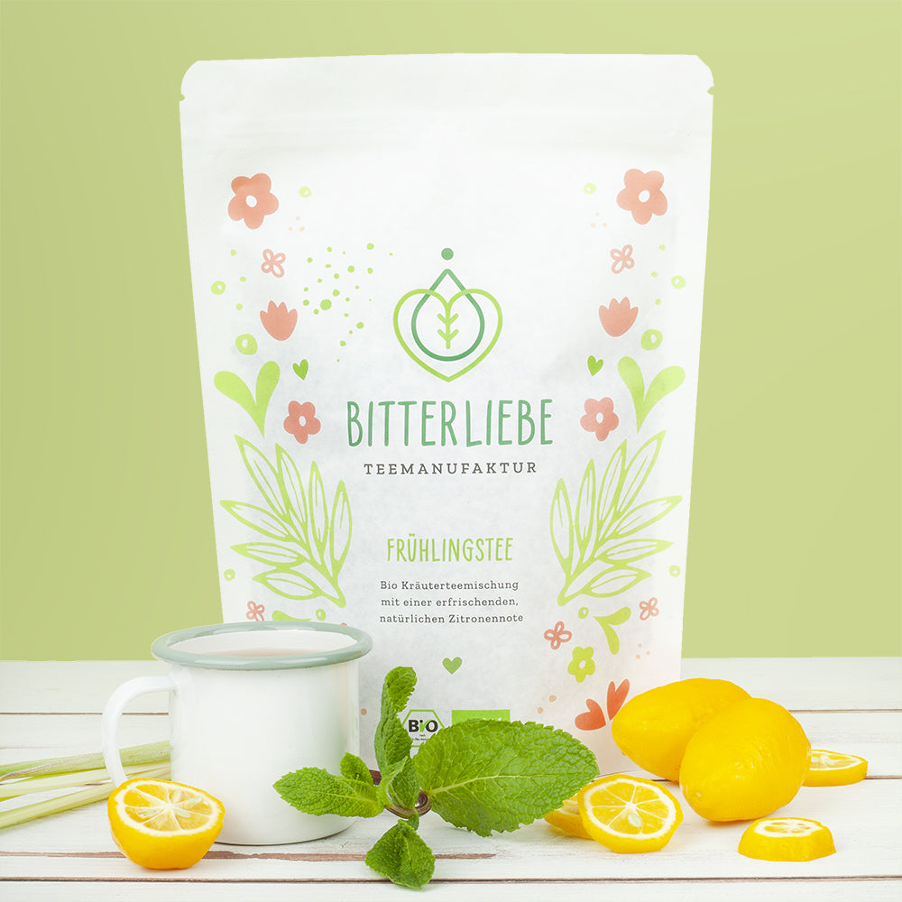 Frühlingstee - blumiger Bio-Kräutertee