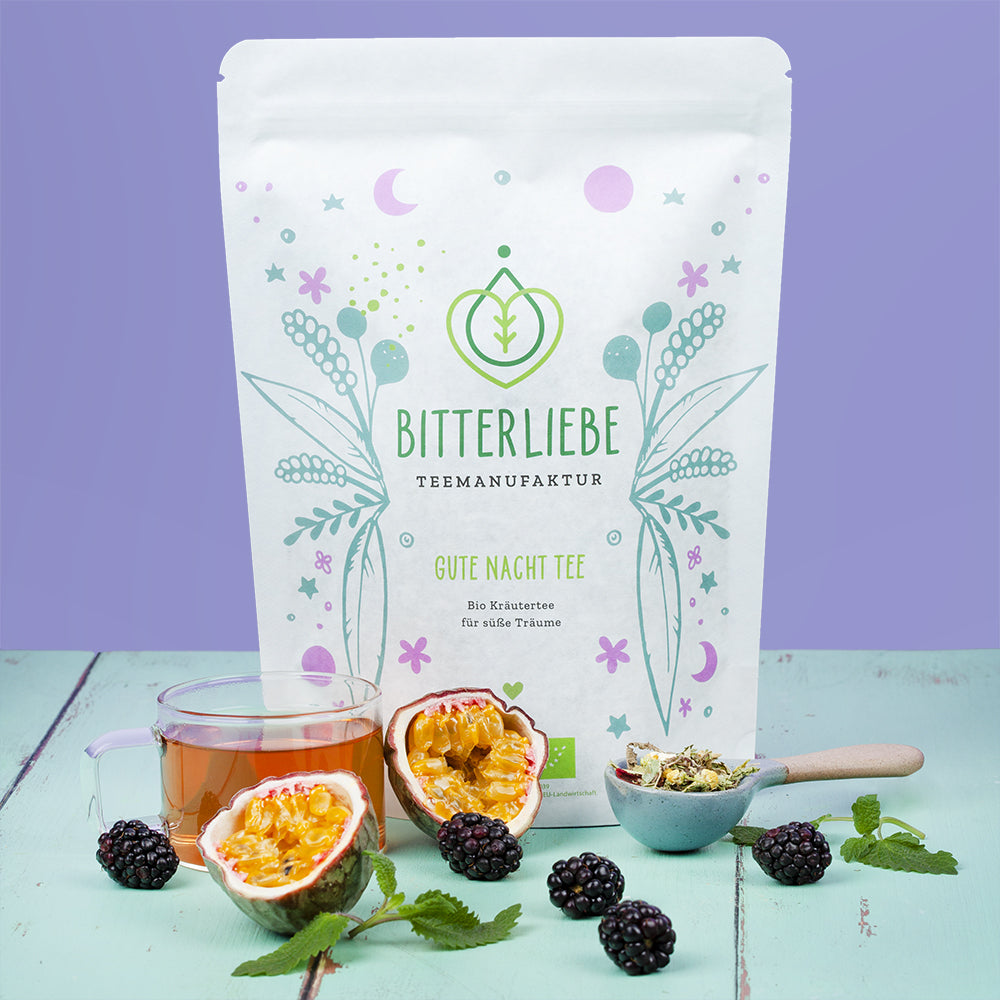 Gute Nacht Tee - beruhigender Bio-Tee