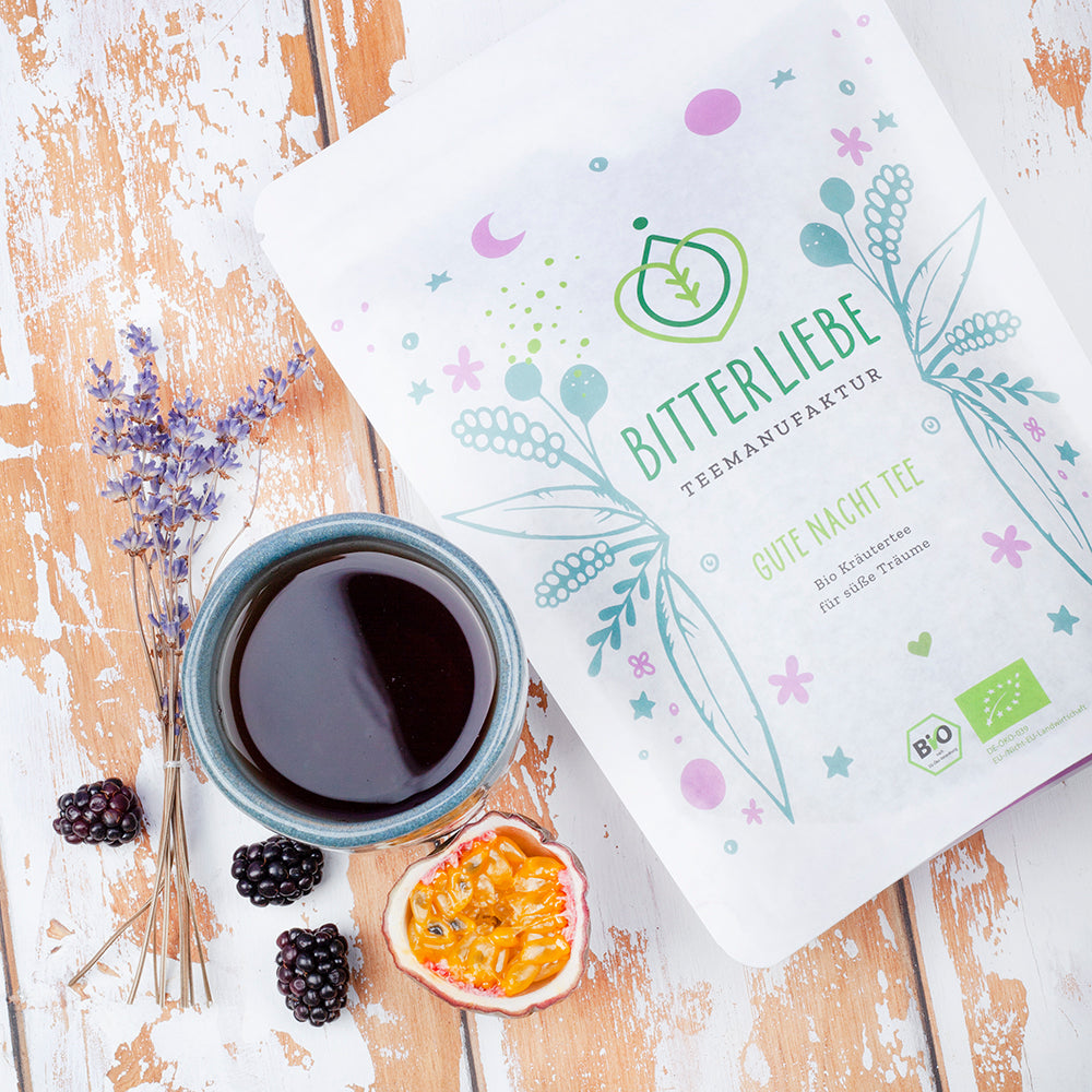 Gute Nacht Tee - beruhigender Bio-Tee