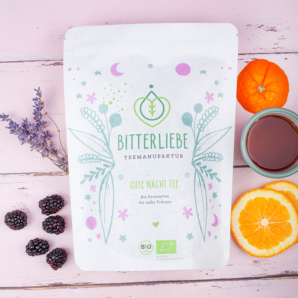 Gute Nacht Tee - beruhigender Bio-Tee