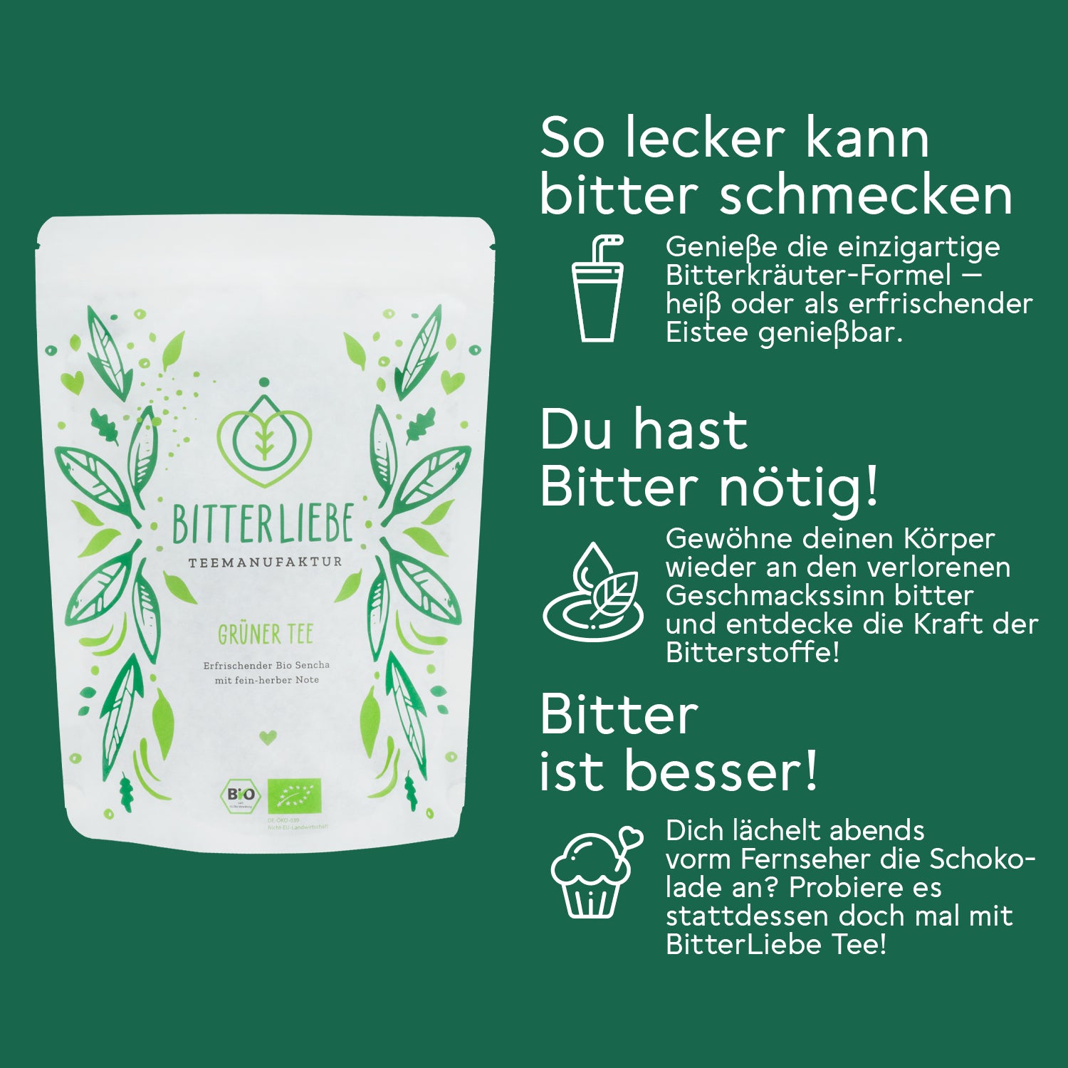 Grüner Tee - erfrischender Bio-Grüntee