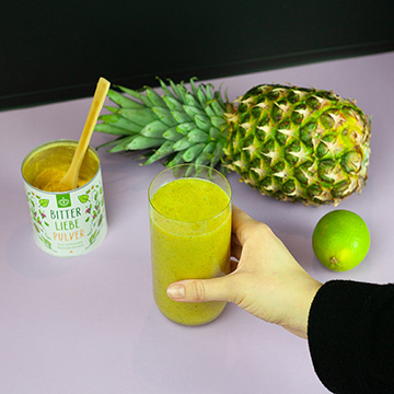 Ananas-Minz-Smoothie