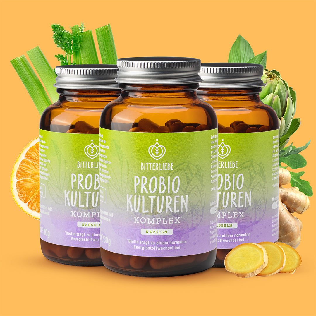 Bitter Probio-Kulturen Komplex Kapseln 3er Set