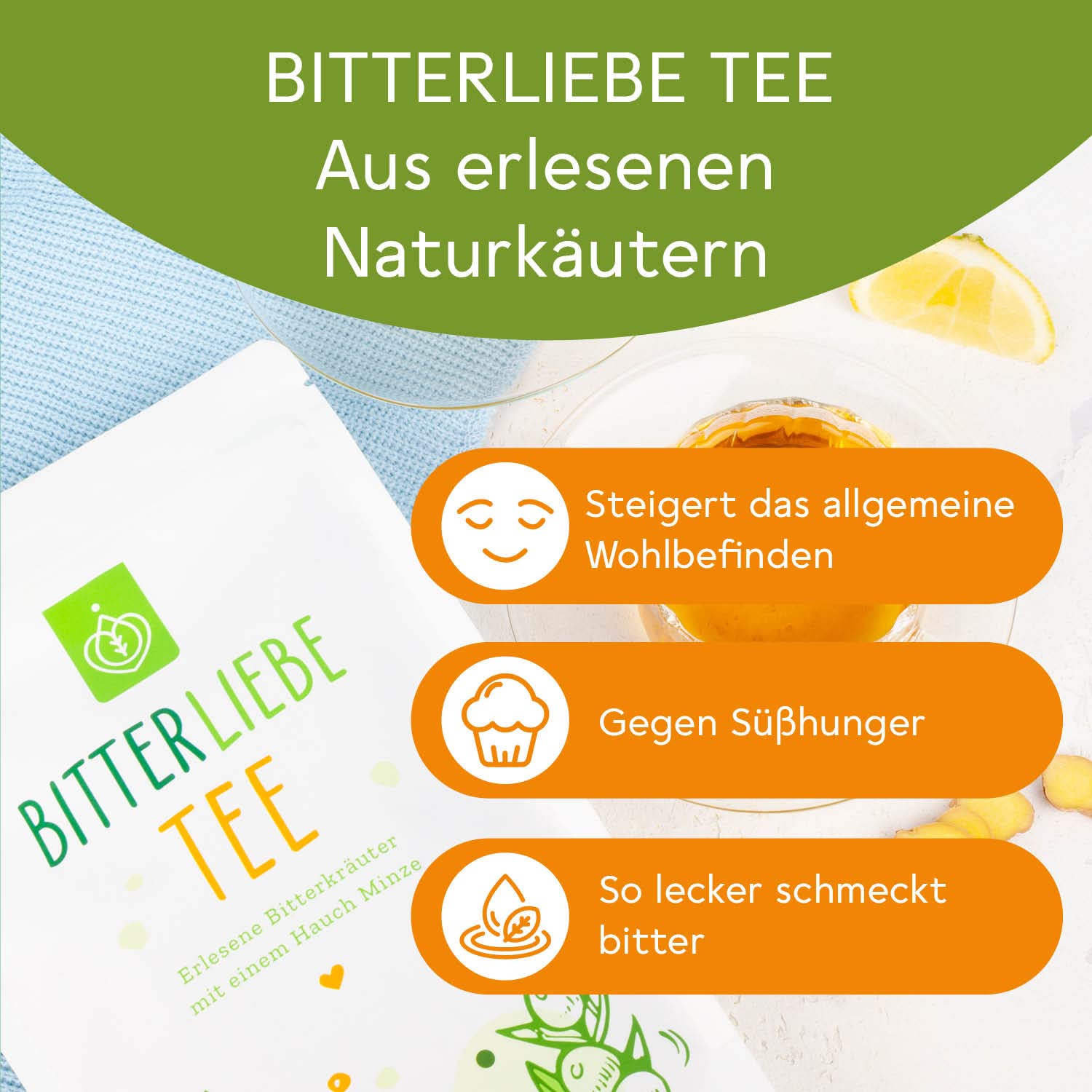 BitterLiebe Tee mit Bitterstoffen