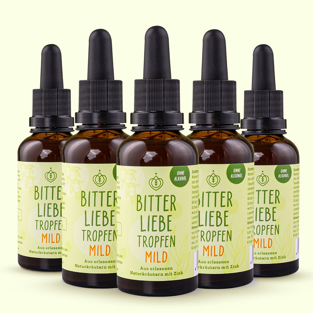 BitterLiebe Tropfen mild - ohne Alkohol