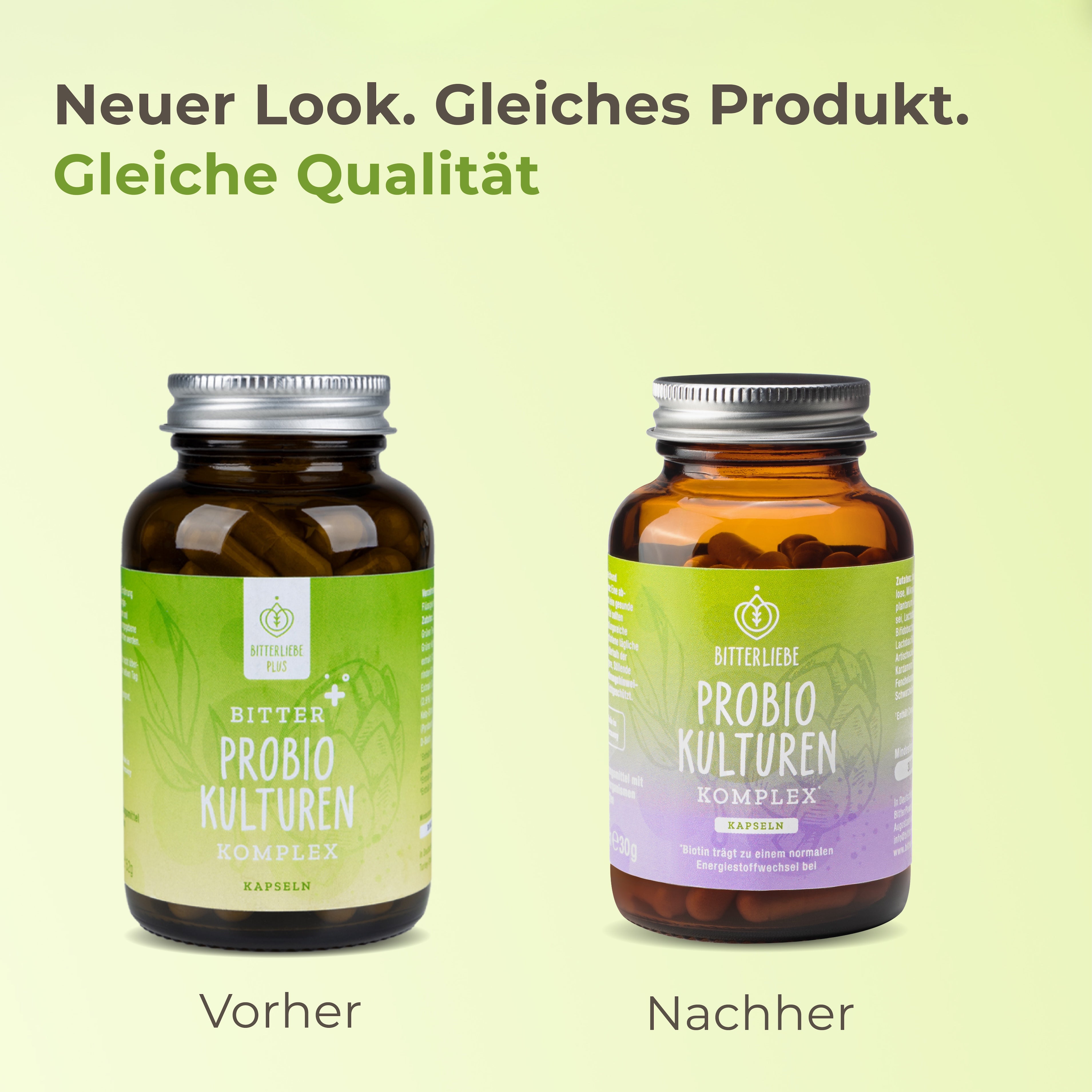 Bitter Probio-Kulturen Komplex Kapseln