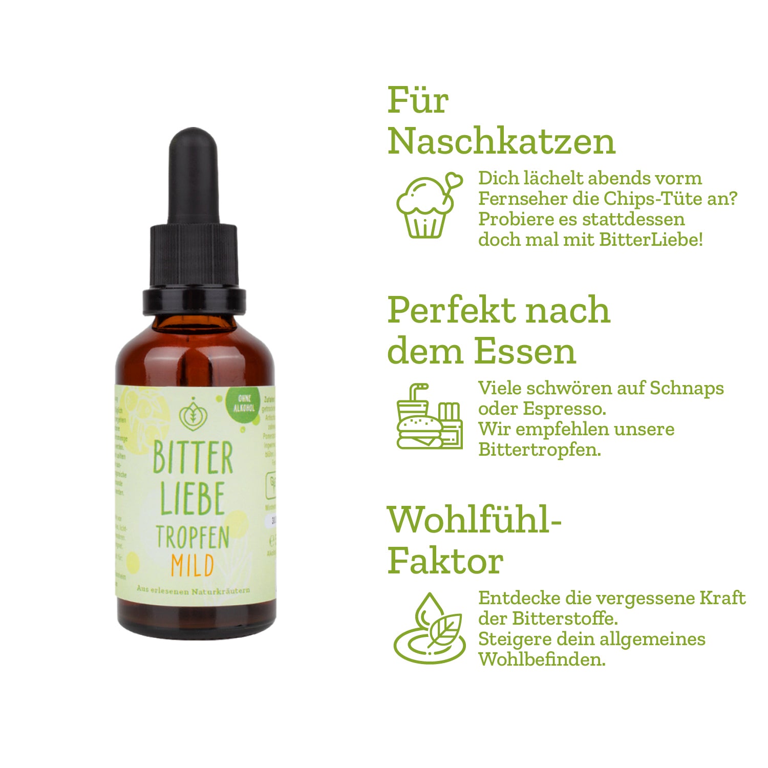 BitterLiebe Tropfen mild 50ml (3er Paket)