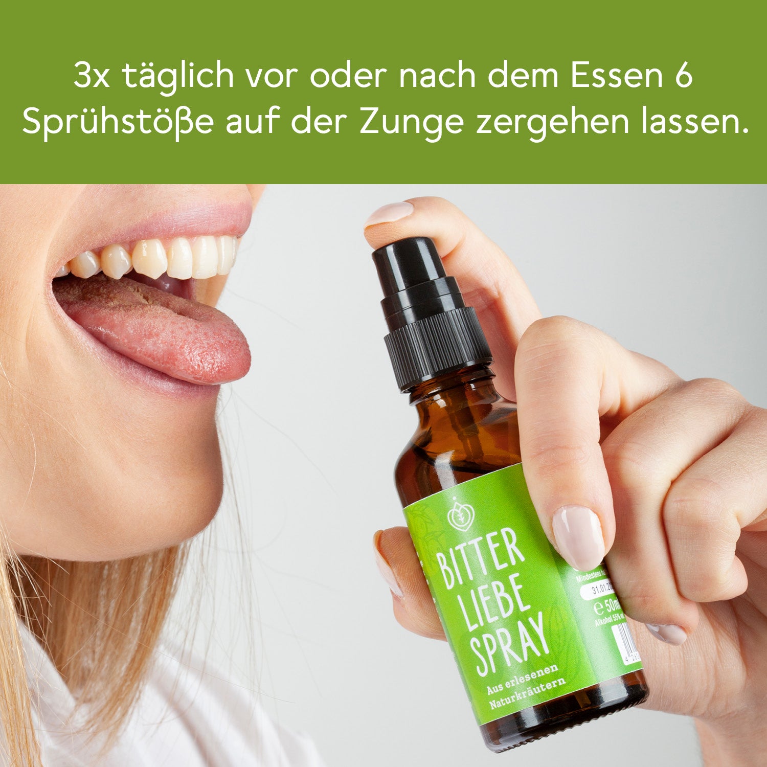 BitterLiebe Bitterstoffe Spray - Monatspackung 50ml