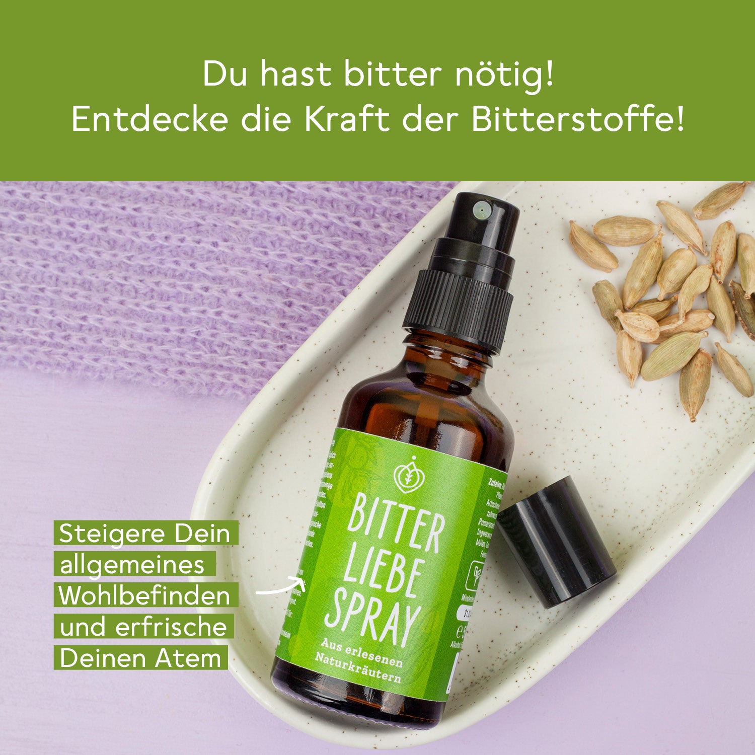 BitterLiebe Bitterstoffe Spray - Monatspackung 50ml